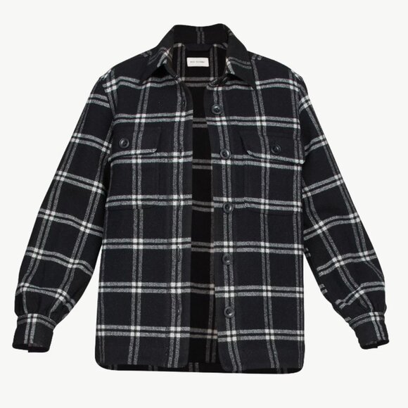 Free Assembly Plaid Shacket - Picture 6 of 8